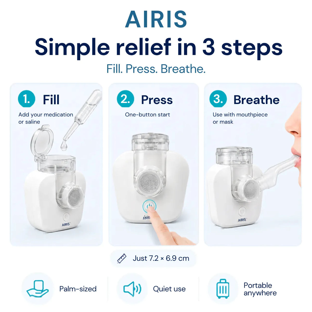 AIRIS Portable Nebuliser